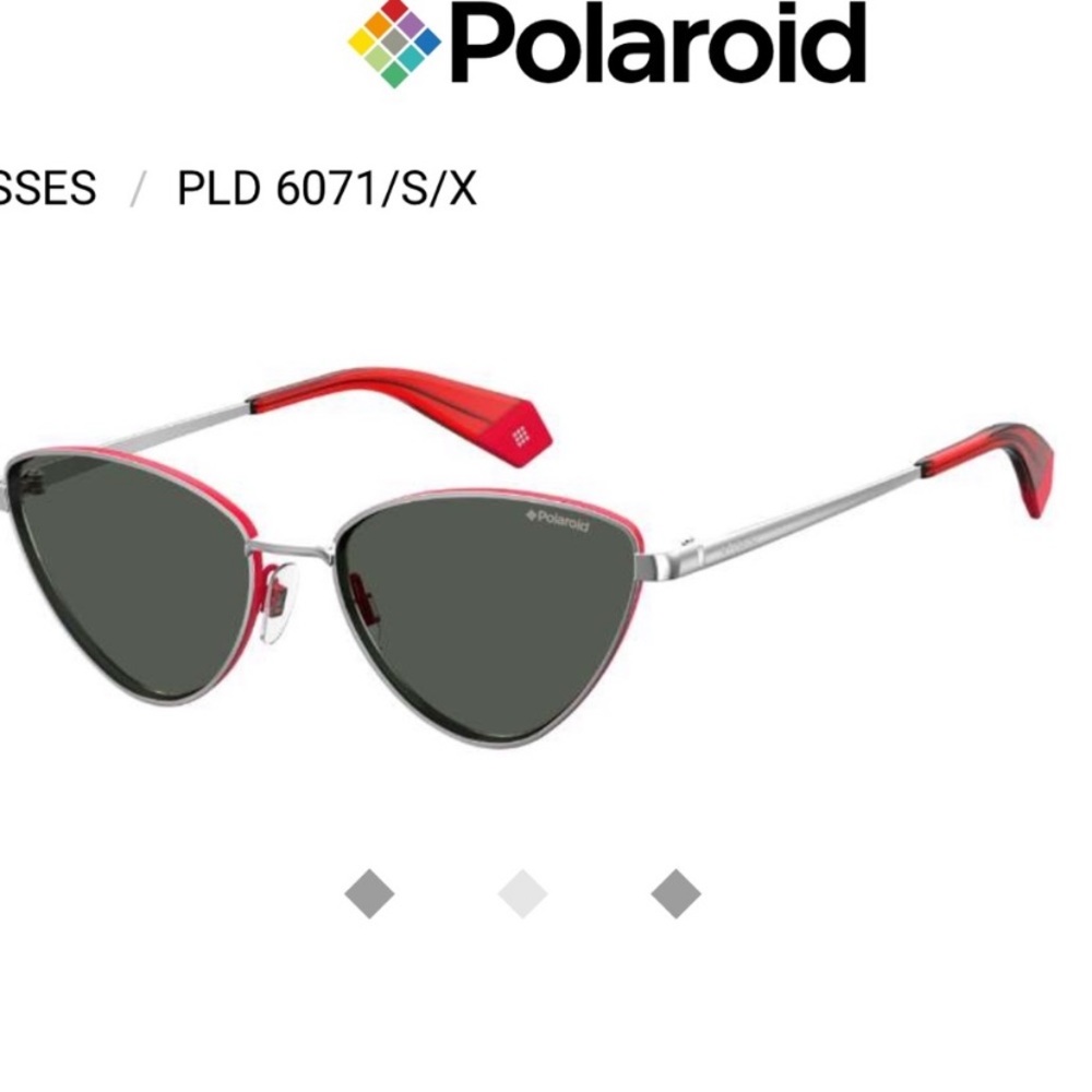 Polaroid 6071 S/X red cateye sunglasses